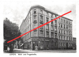 Repro AK Leipzig Waldstraßenviertel Waldstraße Fregestraße Ernst Vogel Drogerie Kolonialwaren Laden Geschäft - Leipzig