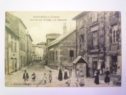 2024 - 1760  MONTMIRAL  (Drôme)  :  Entrée Du VILLAGE  -  La BASCULE   1921  -  TB Animation   XXX - Other & Unclassified
