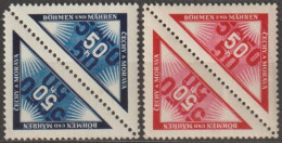 03/ Pof. DR 1-2, Pairs - Unused Stamps