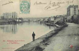 92 - Bellevue - Bords De Seine - L'Ile Seguin Et Le Bas Meudon - Animée - CPA - Oblitération Ronde De 1906 - Voir Scans  - Autres & Non Classés