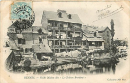 35 - Rennes - Vieille Maison Dite Le Château Branlant - Précurseur - Oblitération Ronde De 1905 - CPA - Voir Scans Recto - Rennes