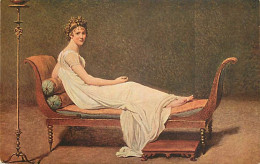 Art - Peinture - Jacques-Louis David - Portrait De Madame Rccamier - Musée Du Louvre De Paris - CPA - Carte Neuve - Voir - Peintures & Tableaux