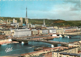 76 - Rouen - La Seine  Le Palais Des Consuls Et La Cathédrale - Carte Neuve - CPM - Voir Scans Recto-Verso - Rouen