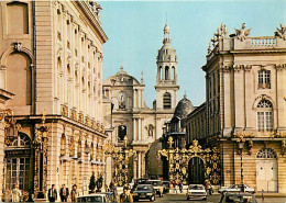 54 - Nancy - La Place Stanislas - Grilles En Fer Forgé De Jean Lamour - Automobiles - Carte Neuve - CPM - Voir Scans Rec - Nancy