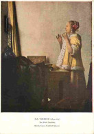 Art - Peinture - Johannes Vermeer Dit Jan Vermeer De Delft - The Pearl Necklace - CPM - Voir Scans Recto-Verso - Malerei & Gemälde