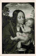 Art - Peinture Religieuse - Quentin Metsys - La Vierge Et L'Enfant - CPM - Voir Scans Recto-Verso - Schilderijen, Gebrandschilderd Glas En Beeldjes