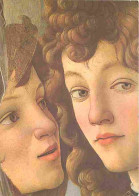 Art - Peinture Religieuse - Botticelli - Madone à La Grenade - CPM - Voir Scans Recto-Verso - Schilderijen, Gebrandschilderd Glas En Beeldjes