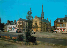 27 - Breteuil Sur Iton - Place Laffite Et Mairie - Automobiles - CPM - Flamme Postale - Voir Scans Recto-Verso - Breteuil