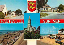 50 - Hauteville Sur Mer - Multivues - Plage - Blasons - CPM - Voir Scans Recto-Verso - Autres & Non Classés