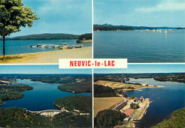 19 - Neuvic D'Ussel - Le Lac - Multivues - Flamme Postale De Liginiac - CPM - Voir Scans Recto-Verso - Andere & Zonder Classificatie