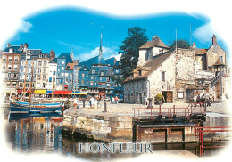 14 - Honfleur - Le Vieux Bassin, Les Façades Typiques Du Quai Sainte-Catherine Et La Lieutenance - Carte Neuve - CPM - V - Honfleur