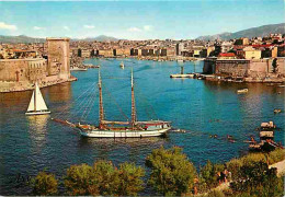 13 - Marseille - Entrée Du Port - Vue Prise Des Jardins Du Pharo - Voilier - Bateaux - Carte Neuve - CPM - Voir Scans Re - Joliette