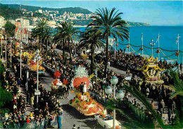 06 - Nice - Carnaval De Nice - Bataille De Fleurs Sur La Promenade Des Anglais - CPM - Voir Scans Recto-Verso - Carnaval