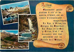 04 - Allos - Multivues - Flamme Postale De Allos - CPM - Voir Scans Recto-Verso - Autres & Non Classés