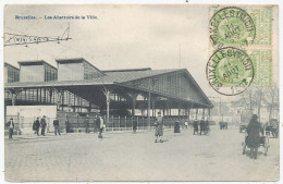 CPA CARTE POSTALE BELGIQUE BRUXELLES-ANDERLECHT LES ABATTOIRS DE LA VILLE 1907 - Anderlecht