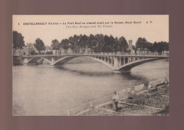 CPA - 86 - Chatellerault - Le Pont Neuf En Ciment Armé Sur La Vienne (Nord-Ouest) - Animée - Non Circulée - Chatellerault
