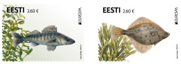 ESTONIA 2024 Europa CEPT. Underwater Fauna & Flora (Preorder) - Fine Set MNH - Estland