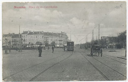 CPA CARTE POSTALE BELGIQUE BRUXELLES-ANDERLECHT PLACE DE LA CONSTITUTION 1918 - Anderlecht