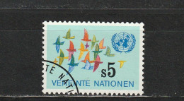 Nations Unies (Vienne) YT 5 Obl : Oiseaux - 1979 - Oblitérés