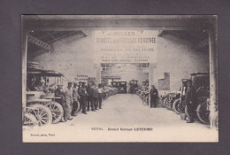 Vittel Vosges Grand Garage Leterme ( Publicité Pour Grand Hotel De La Feuillee Dorothee Animée Auto Photo Ferrari 3832) - Vittel