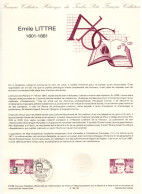 - Document Premier Jour Emile LITTRÉ (1801-1881) - PARIS 14.1.1984 - - Ecrivains