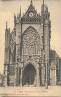 CPA France Metz Cathedrale Doorway - Metz