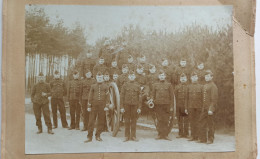 Soldat Militaire Armée Belge Beverloo ? Canon Photo 23  X 16 - Guerra, Militares