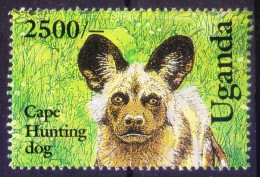 Uganda 1993 Mint No Gum, Cape Hunting Dog, African Wild Dog, Animals - - Chiens