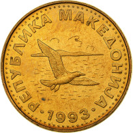 Macédoine, 50 Deni, 1993, Laiton, SPL+, KM:1 - North Macedonia