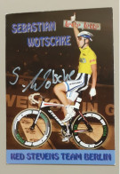 Autographe Sebastian Wotschke Ked Stevens Tean Berlin - Ciclismo