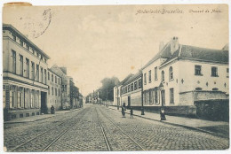 CPA CARTE POSTALE BELGIQUE BRUXELLES-ANDERLECHT LA CHAUSSEE DE MONS 1919 - Anderlecht