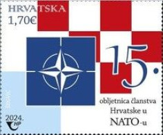 Croatia, 2024, The 15th Anniversary Of Croatia's Membership In NATO (MNH) - Kroatien