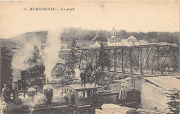 Canada - HUBERDEAU (QC) Locomotive Chargeant Du Bois Près Du Pont - Ed.J. Bienaimé 3 - Autres & Non Classés