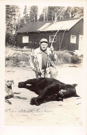 Canada - 85th Bear Shot With Bow And Arrow By American Tourist - REAL PHOTO - Publ. Unknown  - Bären