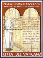 VATIKAN BLOCK 22 POSTFRISCH(MINT) WELTREISEN 2000 VON PAPST JOHANNES PAUL II - Blocchi E Foglietti