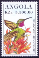 Angola 1996 MNH, Birds, Broad-tailed Hummingbird (Selasphorus Platycercus) - Colibrì