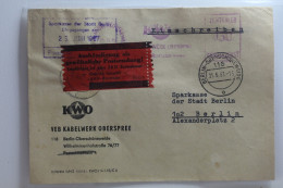 DDR ZKD Brief Mit Kontrollvigniette #BA340 - Sonstige & Ohne Zuordnung