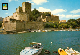 CPM- 66- COLLIOURE- Le Château Royal - Les Bateaux De Plaisance** Ann. 70** SUP *** 2 Scans - Collioure