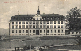 APPENZELL, ST. ANTON COLLEGE, ARCHITECTURE, SWITZERLAND, POSTCARD - Appenzell