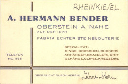 Oberstein An Der Nache - Hermann Bender - Idar Oberstein