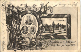 Saarbrücken - Gruss Von Der 50 Jahrfeier Des 8. Rhein. Inf. Regiments - Saarbrücken