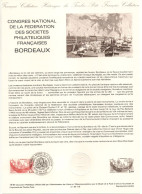 - Document Premier Jour CONGRÈS NATIONAL FFAP - BORDEAUX 9.6.1984 - - Documenti Della Posta