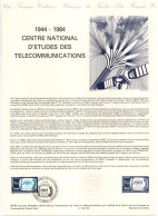 - Document Premier Jour LE CENTRE NATIONAL D'ÉTUDES DES TÉLÉCOMMUNICATIONS 1944 - 1984 - - Telekom