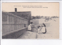 BERCK: Plage, Religieuses Des Hôpitaux Enlevant Le Sable - Très Bon état - Berck