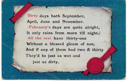 Dirty Days Hath September .... - Humour