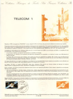 - Document Premier Jour TELECOM 1 - PARIS 1.9.1984 - - Télécom