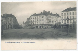 CPA CARTE POSTALE BELGIQUE BRUXELLES-ANDERLECHT PLACE DU CONSEIL   AVANT 1905 - Anderlecht