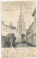 CPA CARTE POSTALE BELGIQUE BRUXELLES-ANDERLECHT L' EGLISE SAINT-GUIDON 1903 - Anderlecht