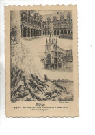 Liège (Belgique, Liège) : CP De Propagande Anti-allemande : La Ville Contre Les Loups Teutons En 1915 PF - Luik