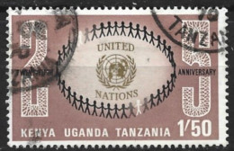 Kenya, Uganda & Tanzania 1970. Scott #223 (U) UN Emblem And People - Kenya, Uganda & Tanzania